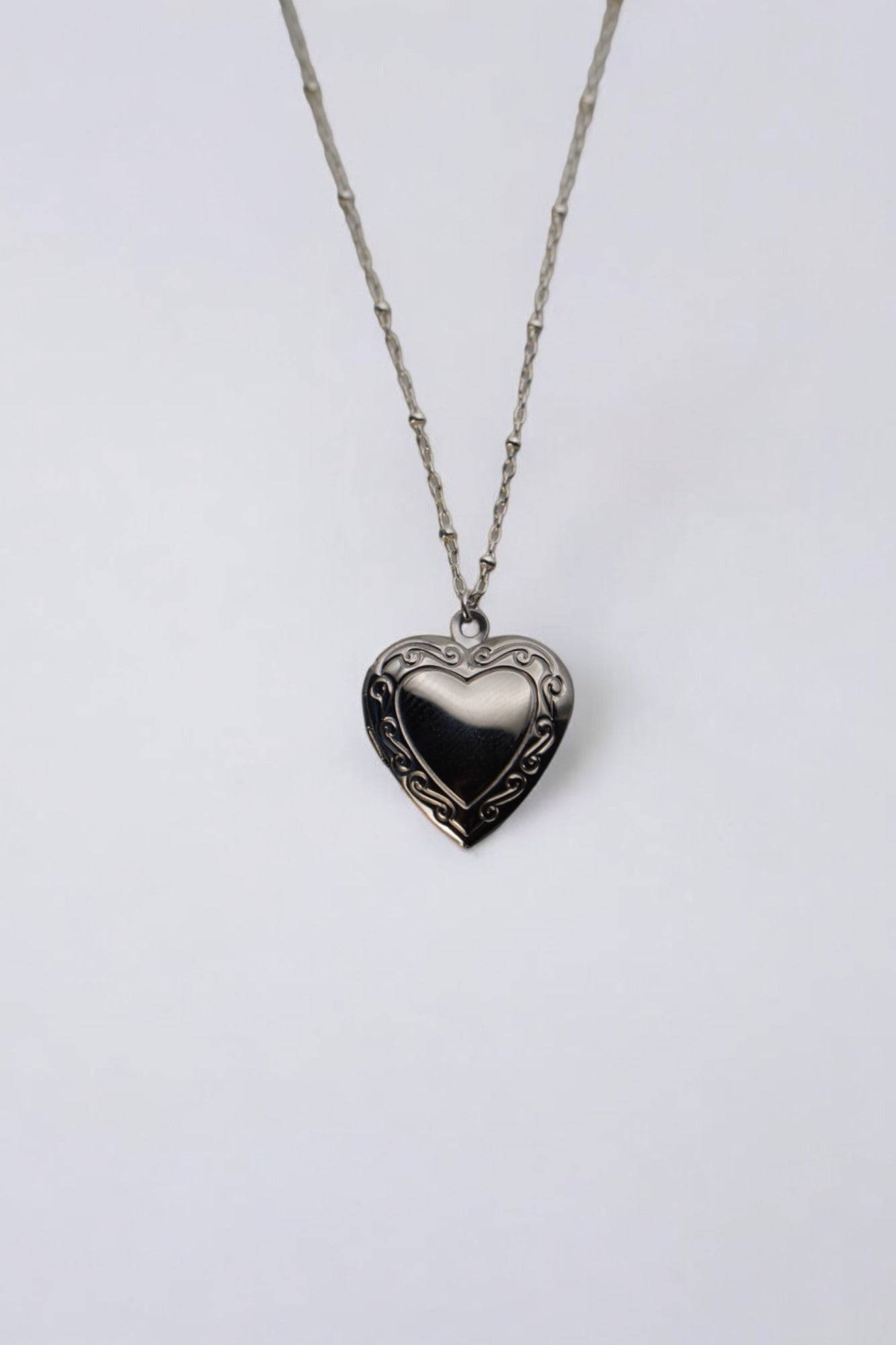 Silver Heartfelt Locket necklace