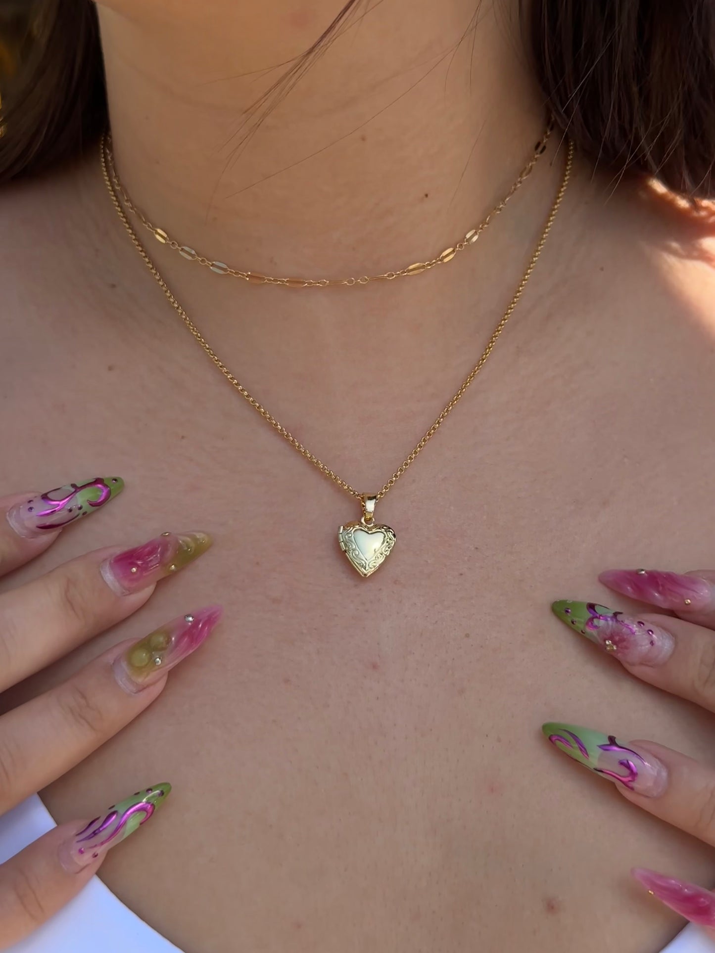Lover heart necklace - FOREVERLINKX