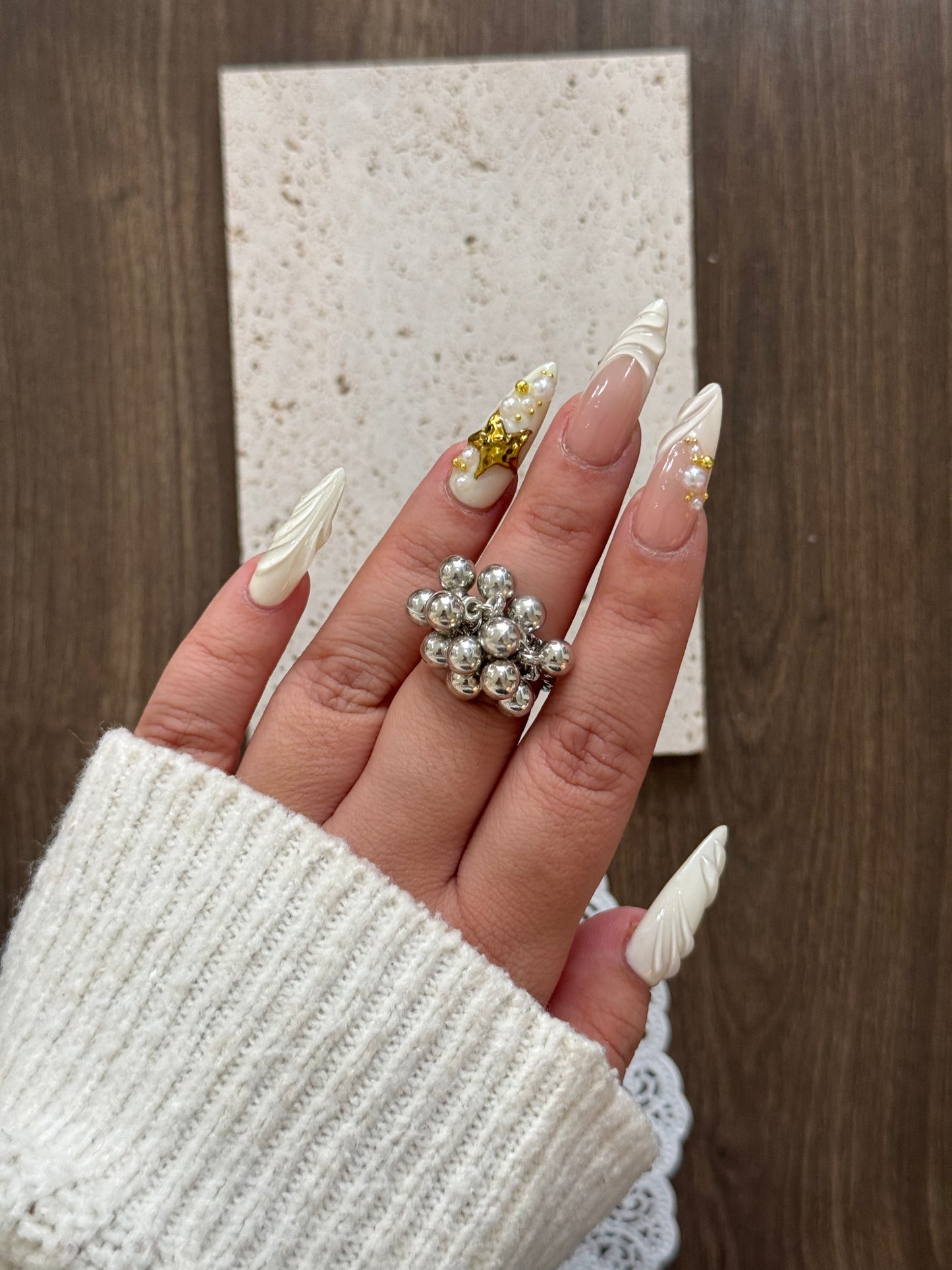 Halo Stack Ring