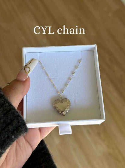 Silver Heartfelt Locket necklace - FOREVERLINKX