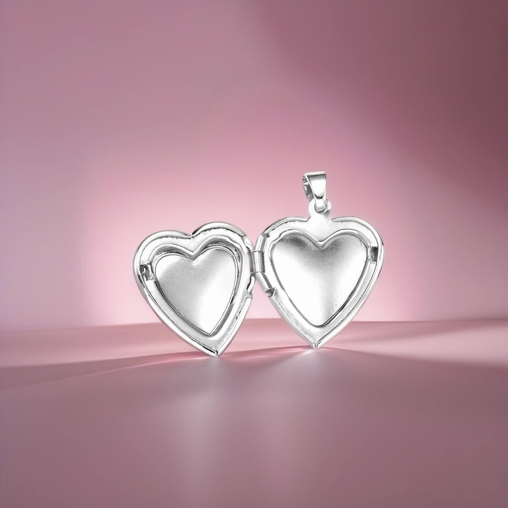 Silver Heartfelt Locket(Locket only) - FOREVERLINKX